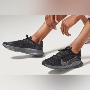 NEW Nike SuperRep Go 3 Next Flyknit Men's Training Shoes Black/Gray 8.5,10.5
